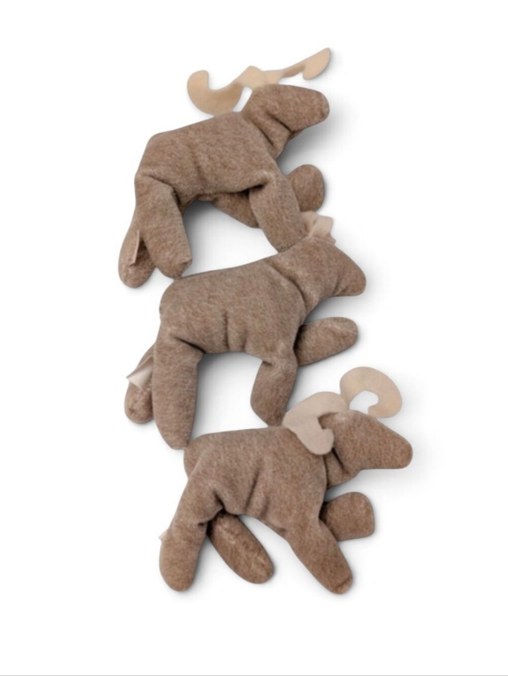 VINTAGE Juggling Beanbags Moose Chasley 3PC Toy Set Soft Travel Gift